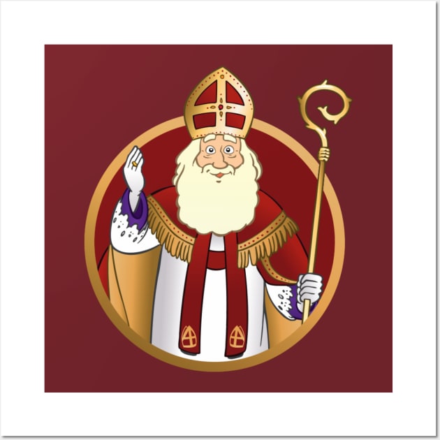 St Nicholas Day Wall Art by BlackRose Store